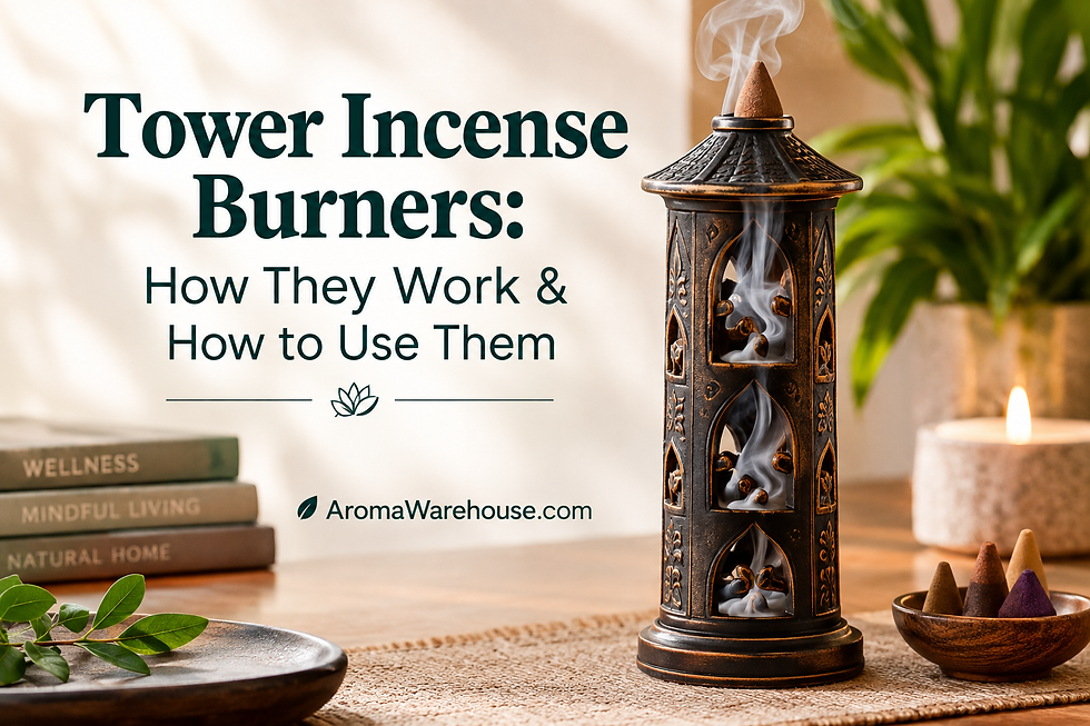 Tower Incense Burners: How They Work & How to Use Them