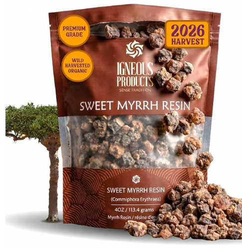 Sweet Myrrh Resin Incense Wild Harvest Organic