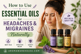 How to Use Essential Oils for Headaches & Migraines Naturally | Best Oils & Safety Tips