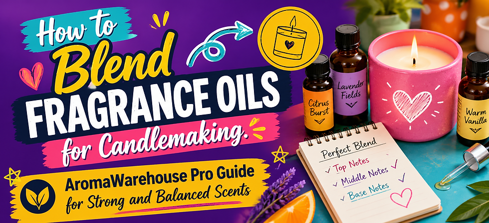How to Blend Fragrance Oil for Candlemaking