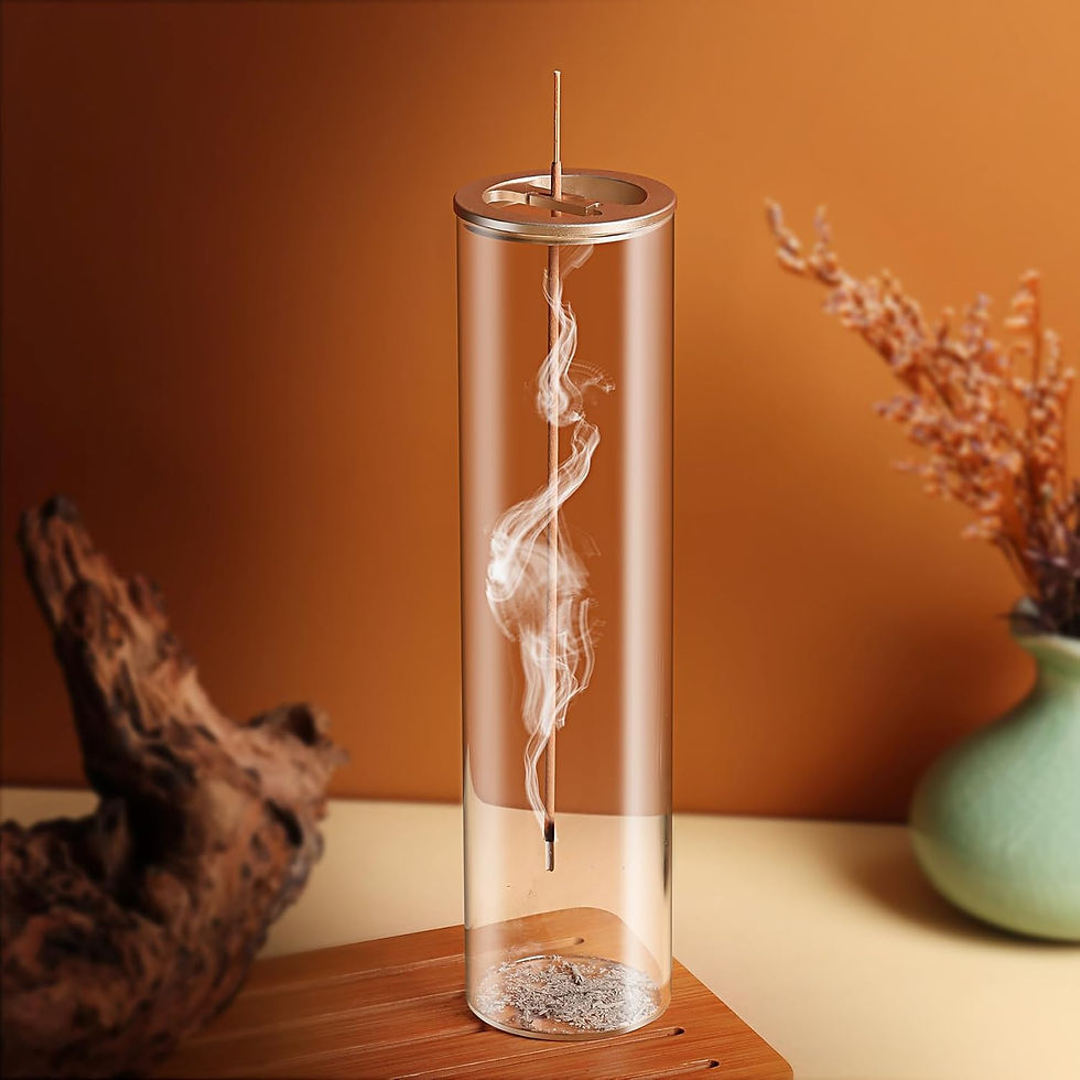 Glass Incense Bottle Burner