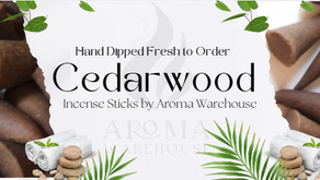 Ground Your Energy with Hand-Dipped Cedarwood Incense Cones