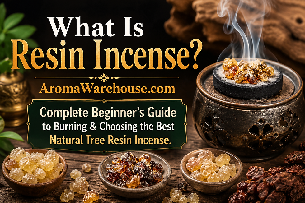 What Is Resin Incense? Complete Beginner's Guide to Burning & Choosing Resin Incense