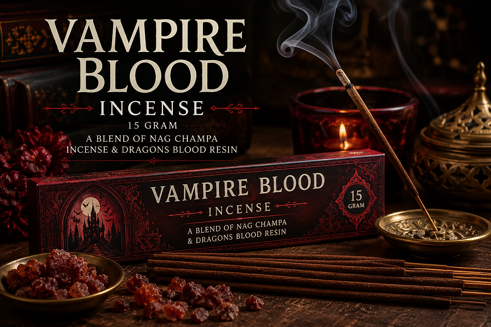 Vampire Blood Incense blend nag champa and dragons blood resin