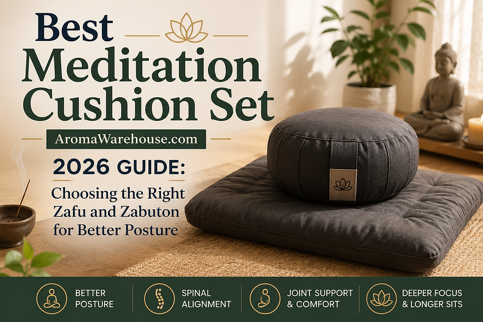 Best Meditation Cushion Set Choosing Zafu and Sabuton for Posture