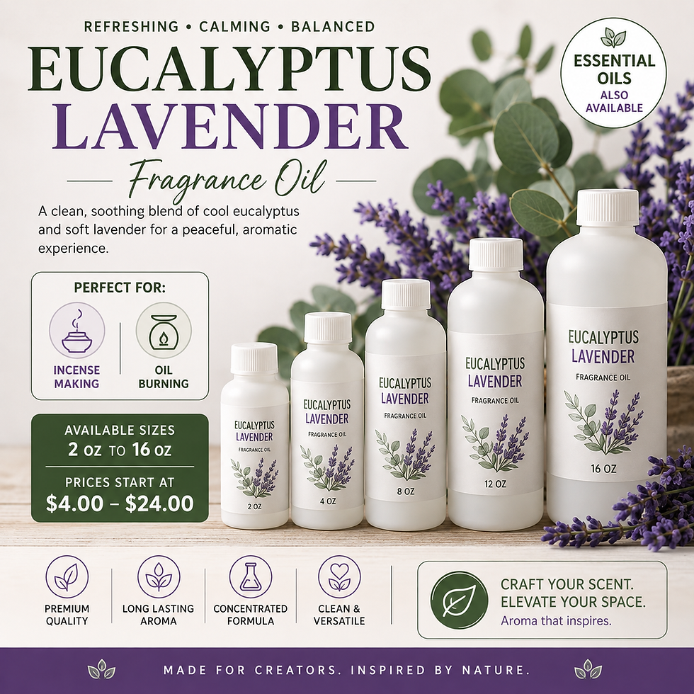 Eucalyptus Lavender Incense Burning Oil
