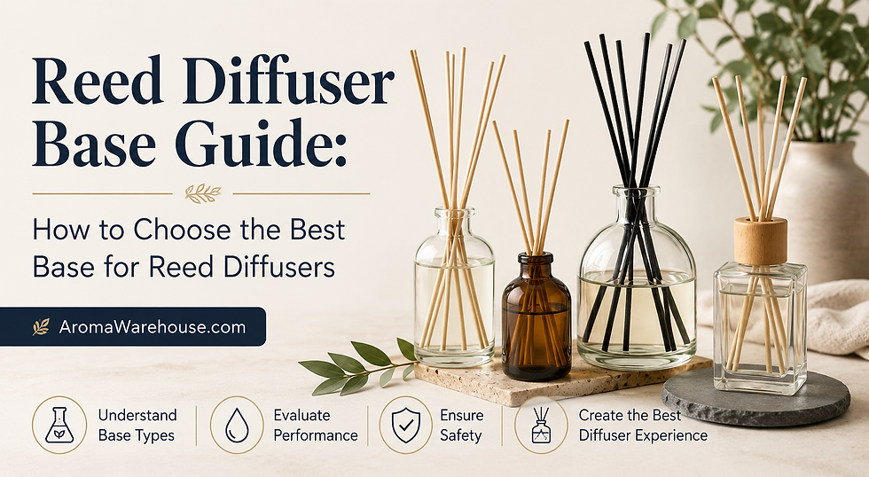 Reed Diffuser Base Guide: How to Choose the Best Base for Reed Diffusers