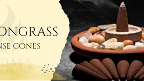 Refresh Your Space with Hand-Dipped Lemongrass Incense Cones