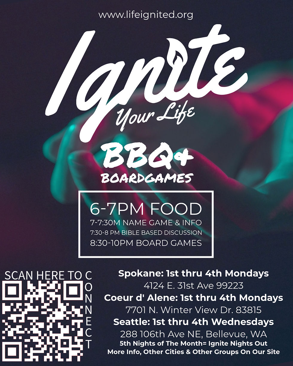 Ignite Night: BBQ & Board Games- Bellevue