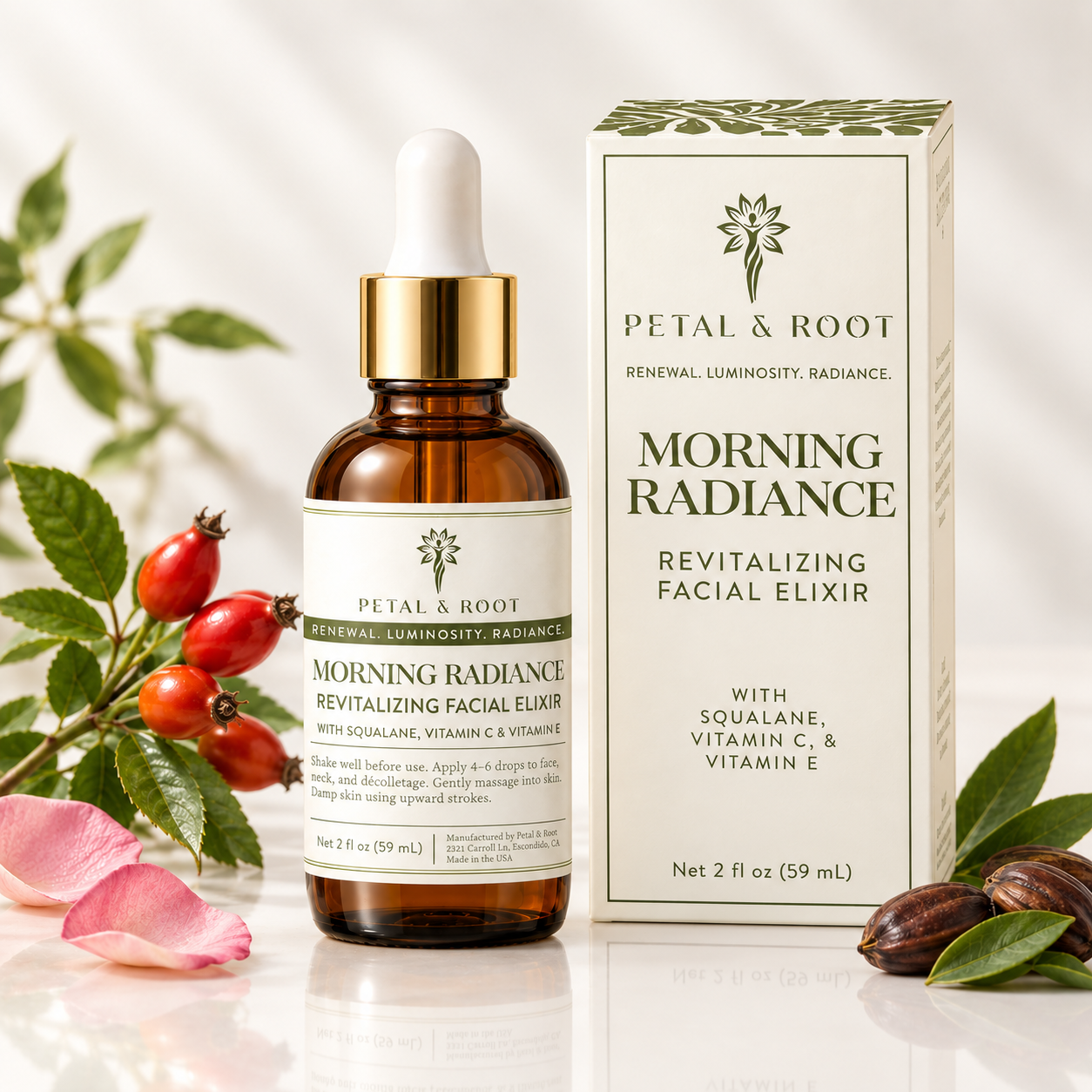 Morning Radiance 7% Vitamin C Facial Serum | 2 fl oz.