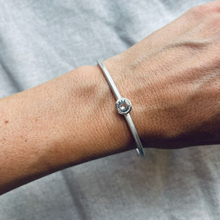 Ice Mint Bangle Cuff