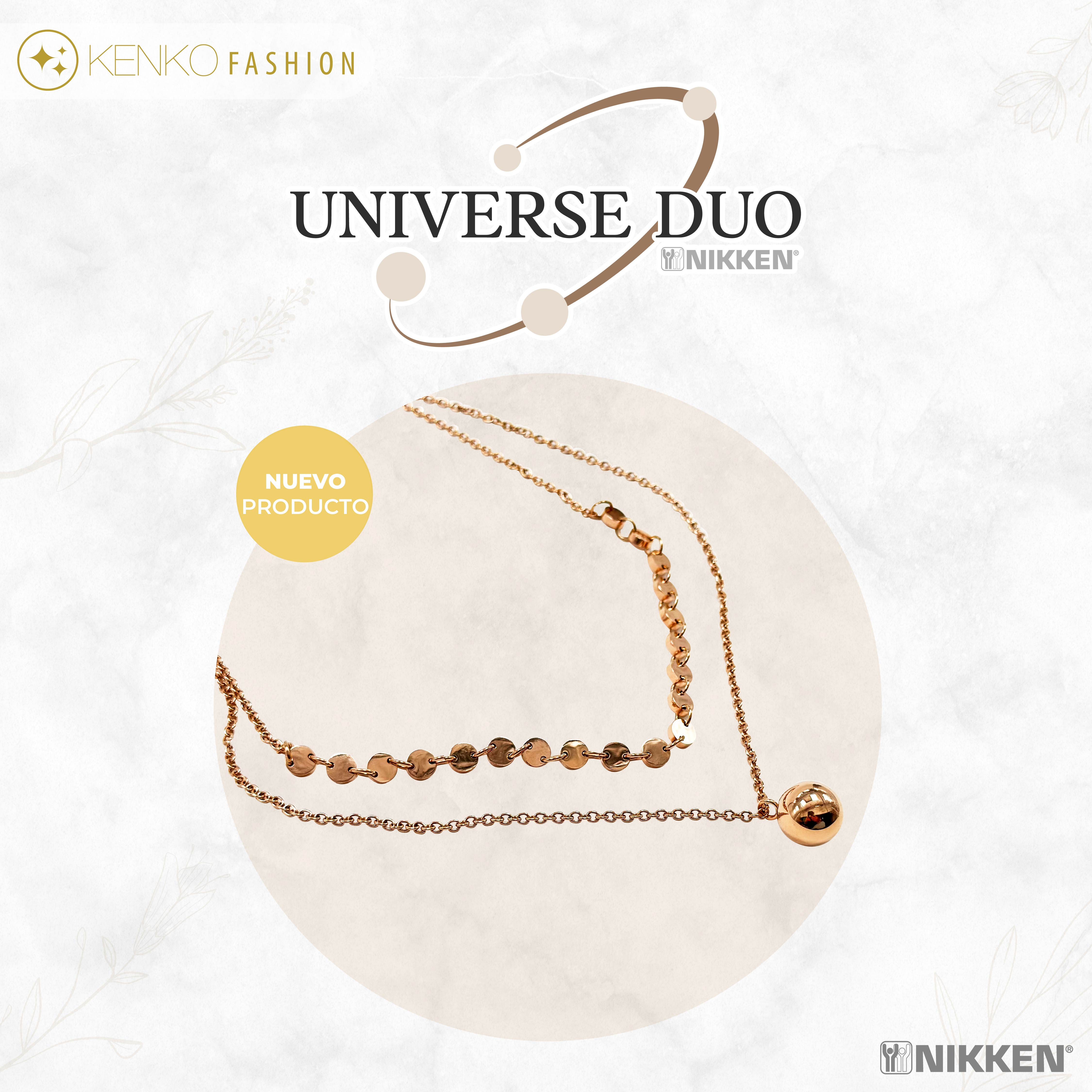 KENKO FASHION UNIVERSE DUO COLLAR TONO DORADO