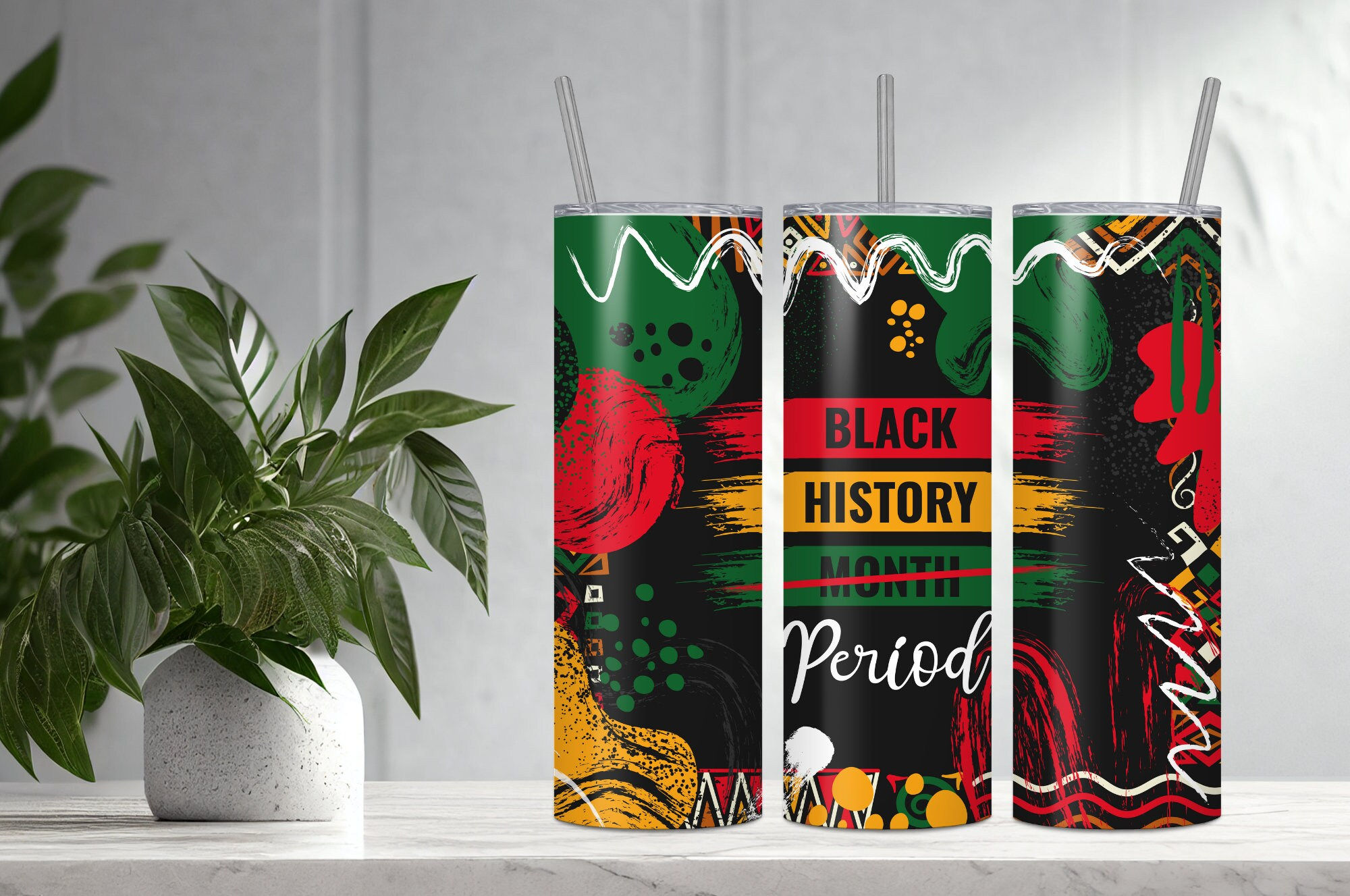 Black History Period 20oz Tumbler