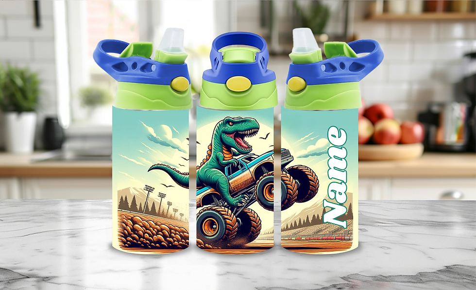 Thumbnail: Dino and Truck 12oz Tumbler