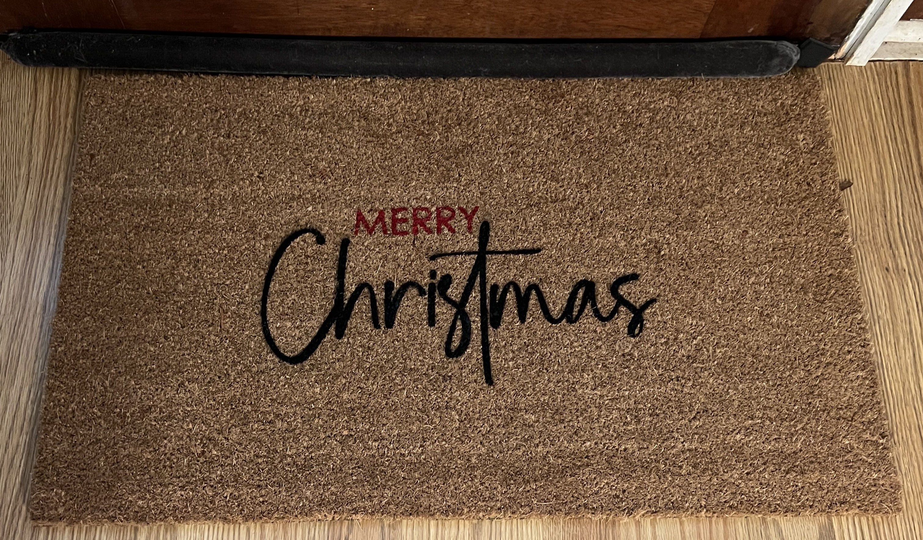 merry Christmas doormat