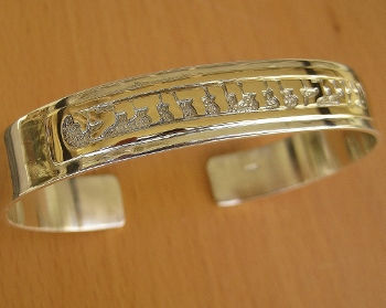 Thumbnail: Gold & Silver Bracelet