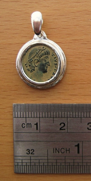 Thumbnail: Roman Coin in Silver