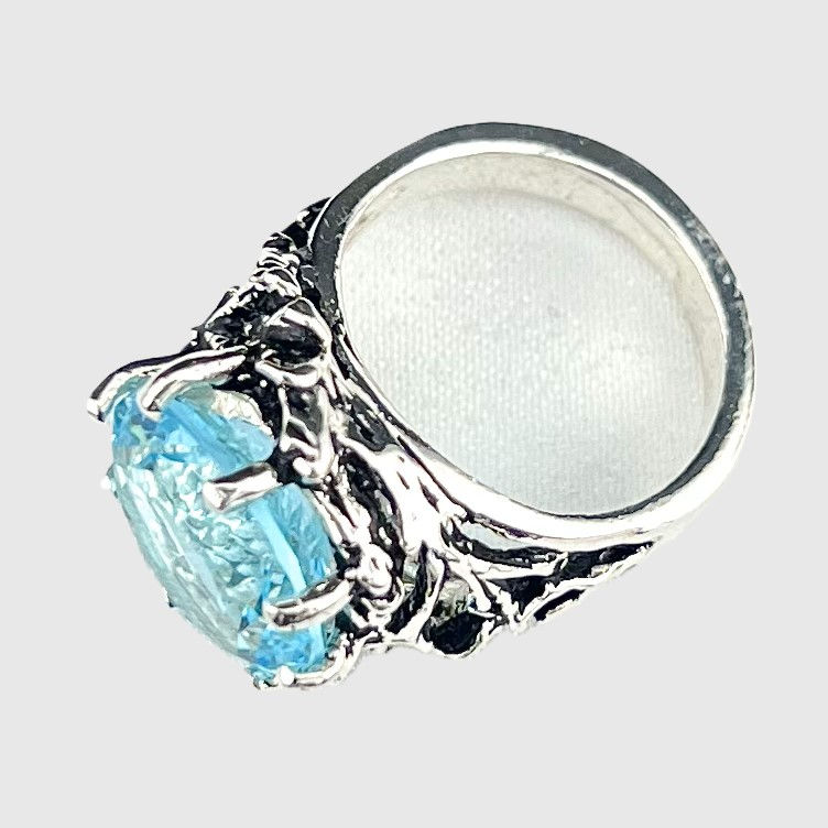 Thumbnail: TR1q Aquamarine  Ring