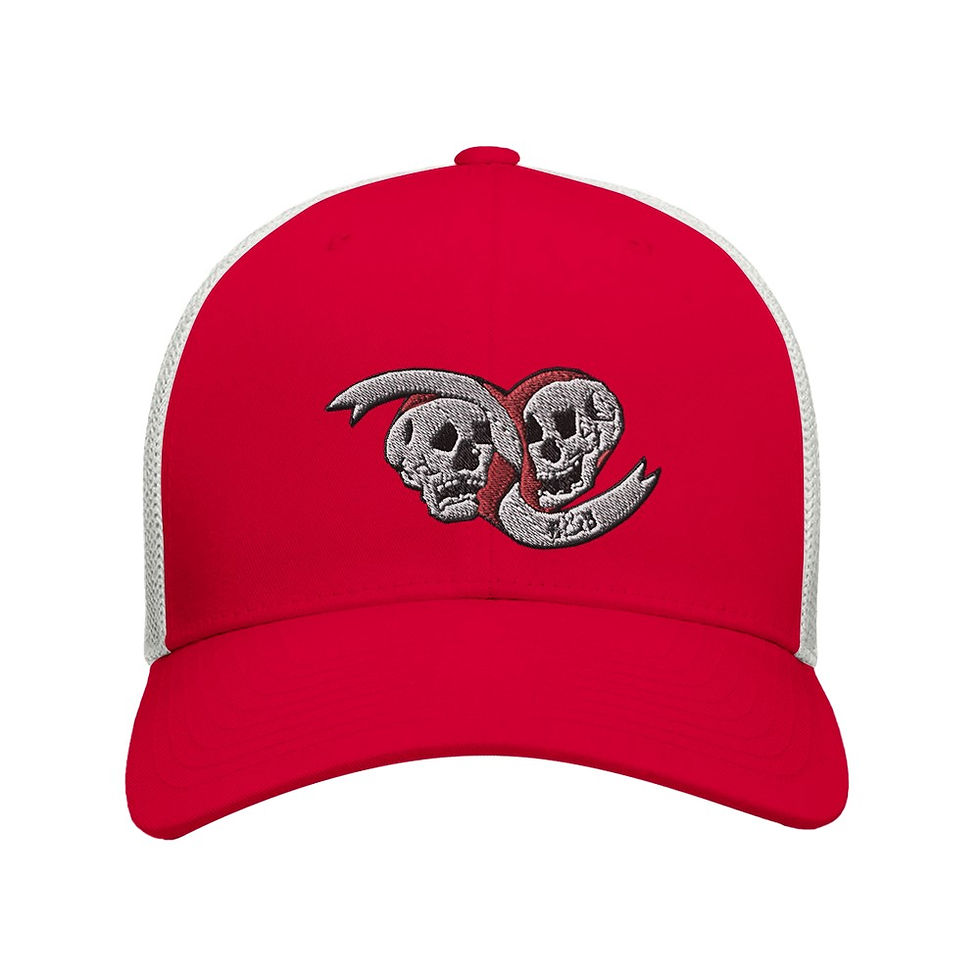 Thumbnail: spit&vigor color Retro Trucker Cap | Flexfit 6606