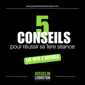 5 conseils pour sa 1ere séance