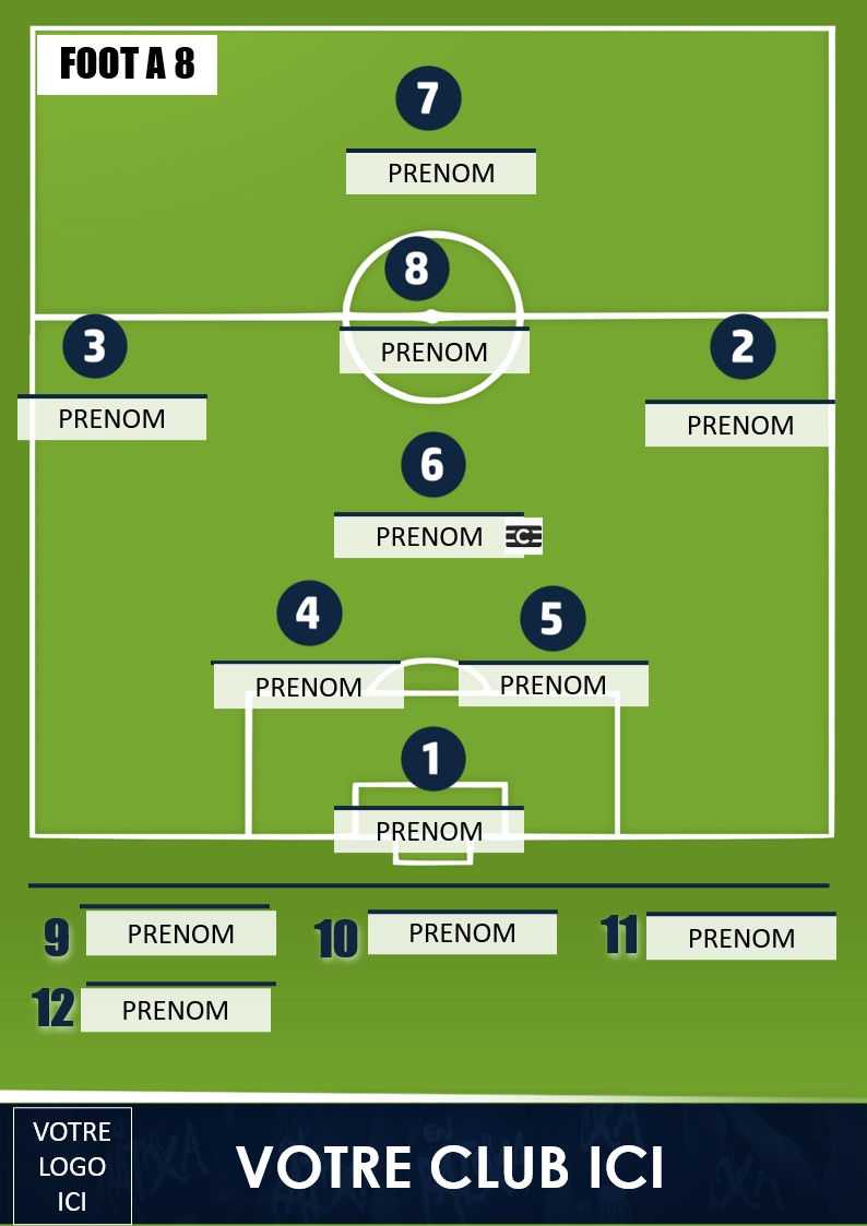 Miniature : FEUILLE DE COMPOSITION D'EQUIPE A PLASTIFIER