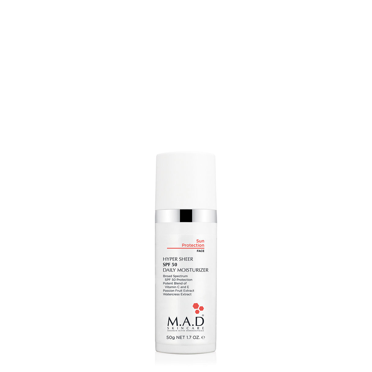 M.A.D. Hyper Sheer SPF 50 Daily Moisturizer