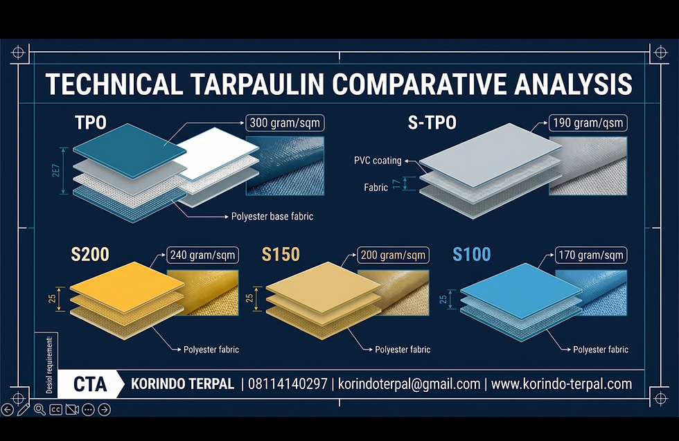 GSM Terpal: Apakah Lebih Berat Selalu Lebih Kuat?, terpal jumbo, terpal industrial, terpal tambang
