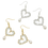 Thumbnail: Alegria Accessories Smitten Gold or Silver Earrings