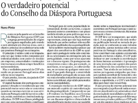 Opinion Paper – The World Portuguese Network