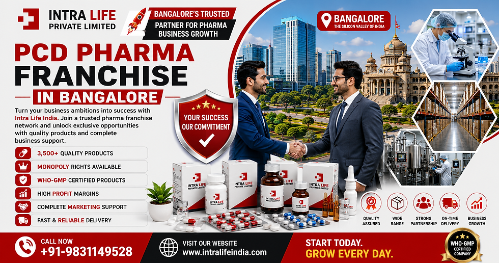 Why Bangalore Is Becoming a Preferred Destination for Pharma Franchise Businesses
