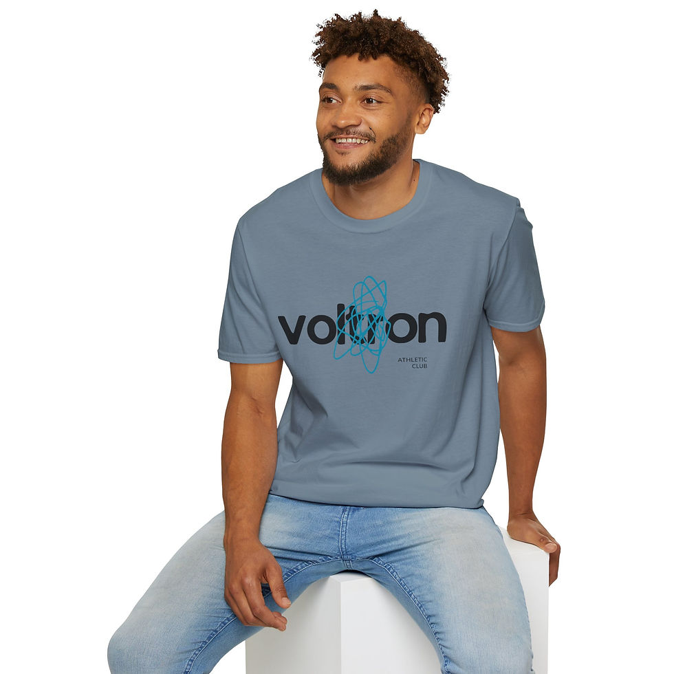 Thumbnail: Voltron Athletic Club T‑Shirt — Retro Atom Logo Tee