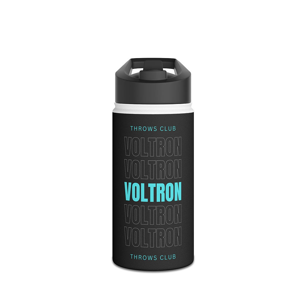 Thumbnail: Voltron Throws Club Stainless Steel Water Bottle - Insulated Sports Bottle