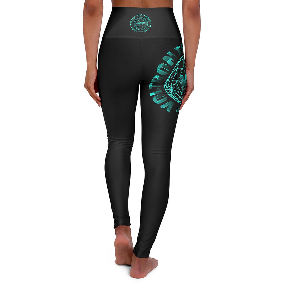 Thumbnail: Voltron Throws Competition High-Waisted Yoga Leggings