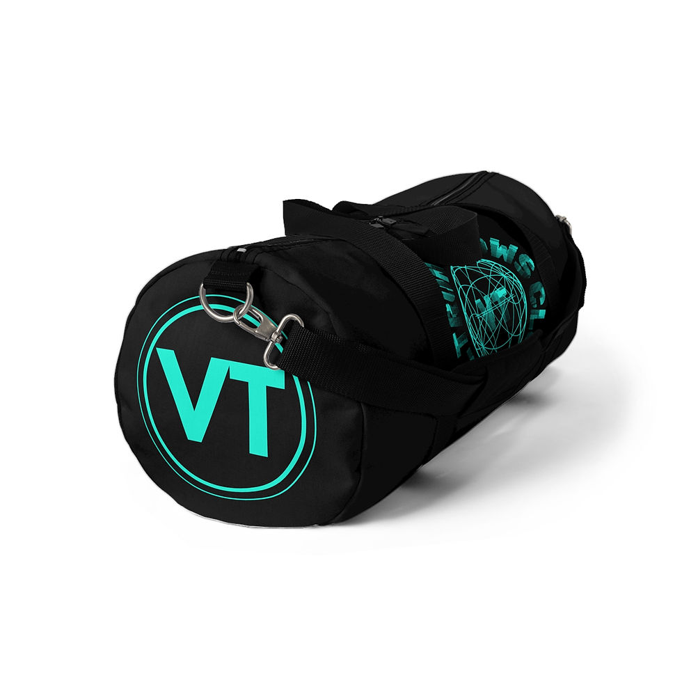 Thumbnail: Voltron Throws Club Duffel Bag — Teal Athletic Travel Gym Bag