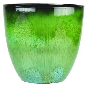 Green Flower Egg Planter