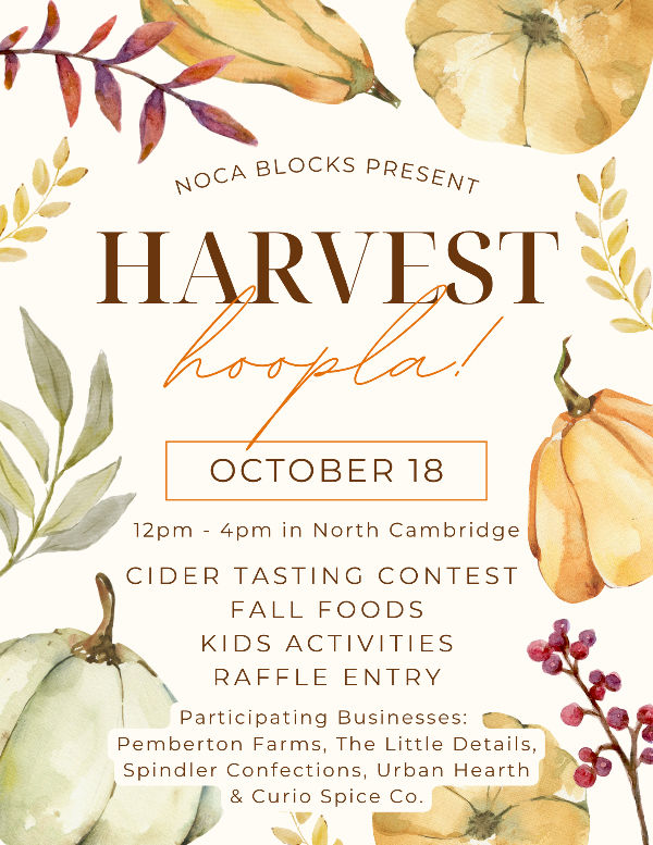 Harvest Hoopla: a Fall Party in North Cambridge
