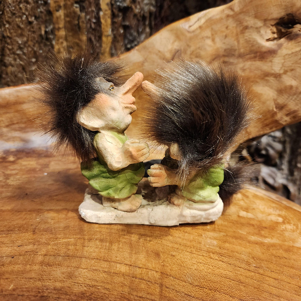 Thumbnail: nosey nosey Original norwegian Nyform troll. troll figurine noorse trollen-winkel amsterdam