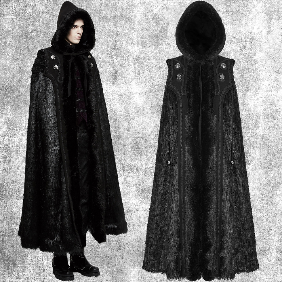 night watch cloak g.o.t. john snow punk clothing fantasy wear alternatieve herenkleding-winkel amsterdam
