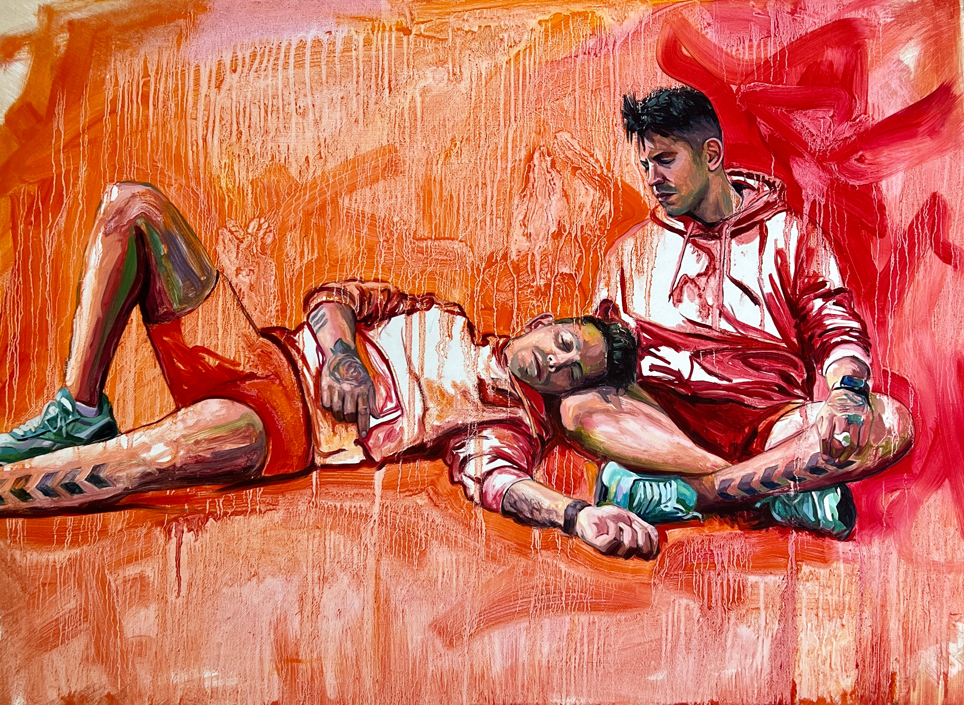 Repose with Bruno x2