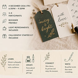 Calligraphy Gifting Cards