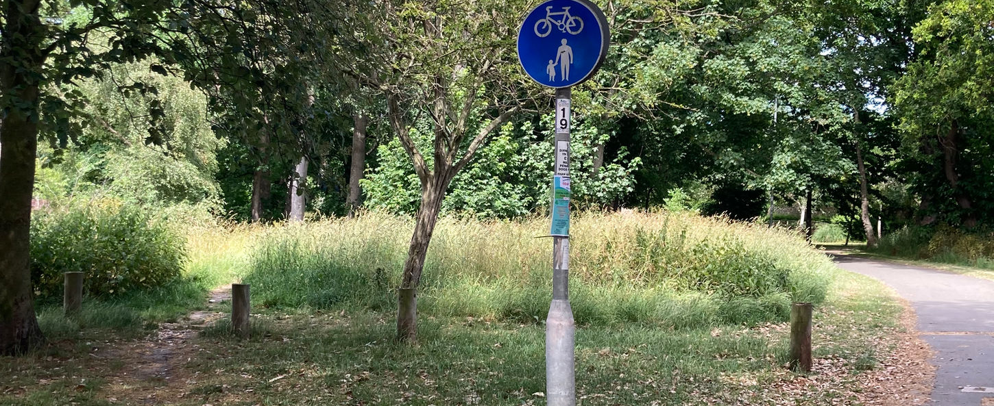 Bike and walking path Pentre Mawr Abergele