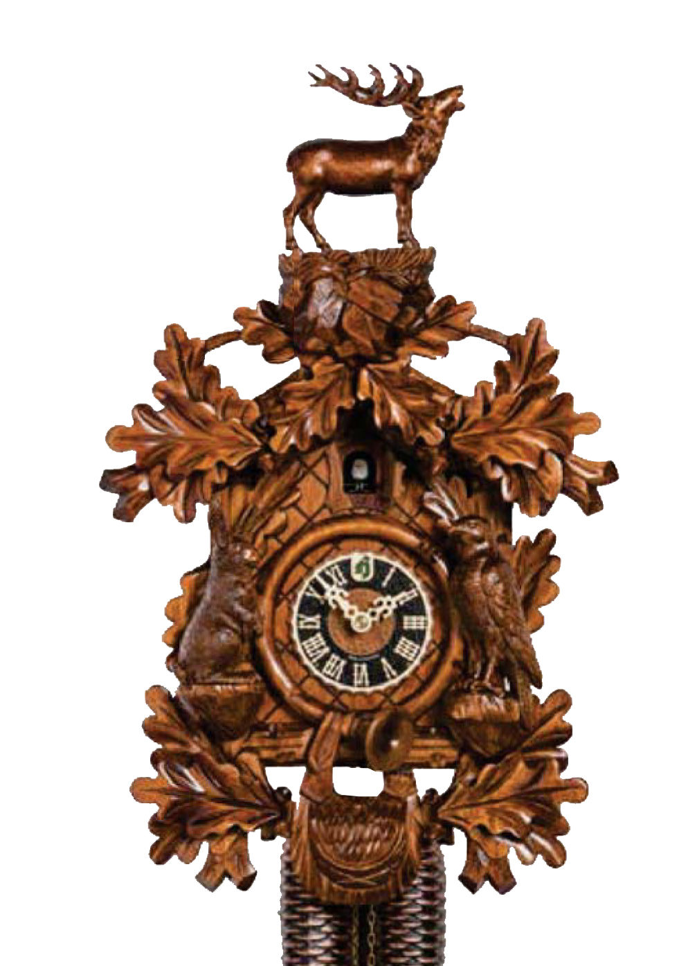 Deer Topped Black Forest Imports Cuckoo