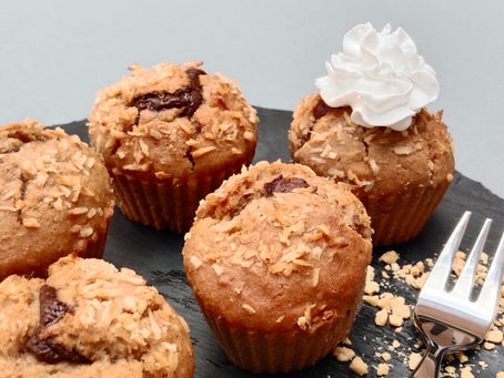 KOKOSOVÉ MUFFINY S ČOKOLÁDOU