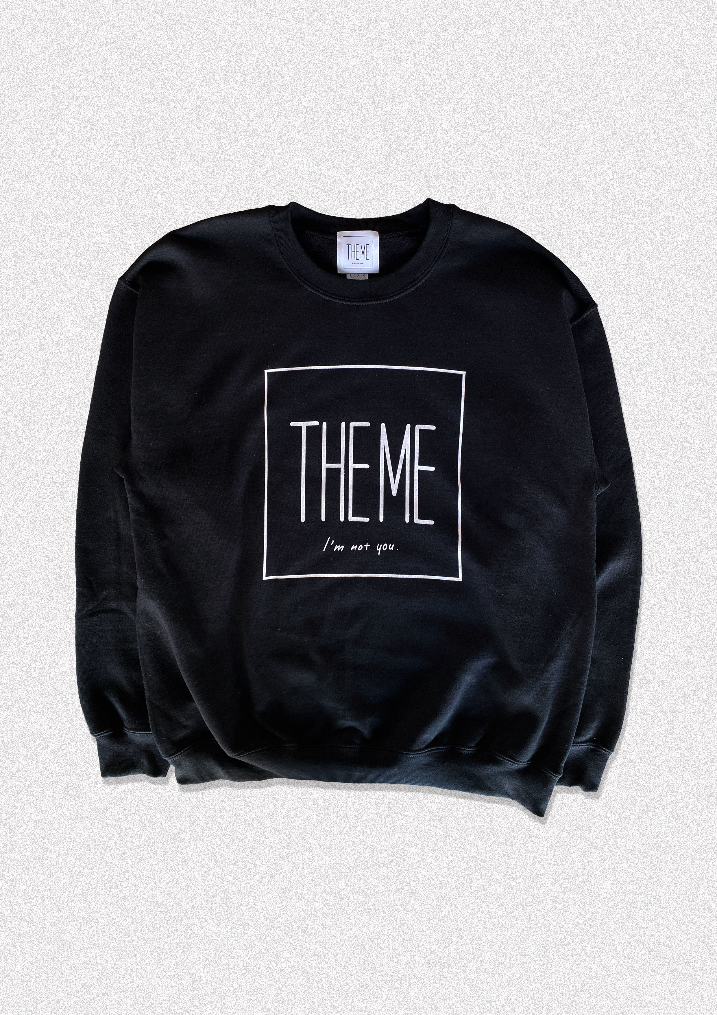 THE ME/CREW NECK BLK