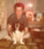 Me and 'Wee Shep' when I was just 17. 1983.