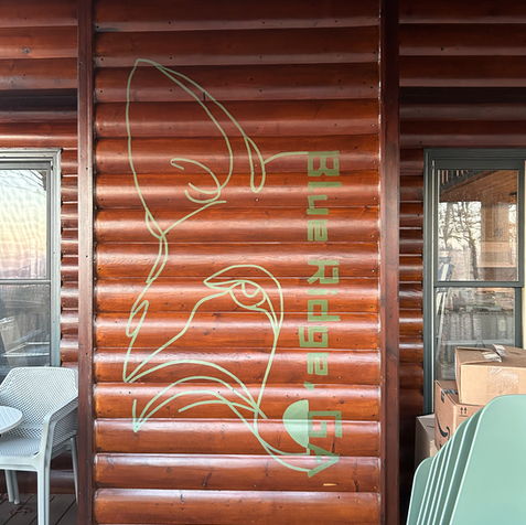 mural, signage, logo, traveling muralist, Airbnb