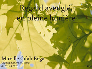 Mireille Cifali Bega, couverture d’un carnet d’images consacré à l’éclat d’un instant.