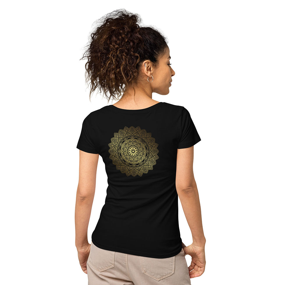 Miniatura: Women’s basic organic T-Shirt "INDIA1"