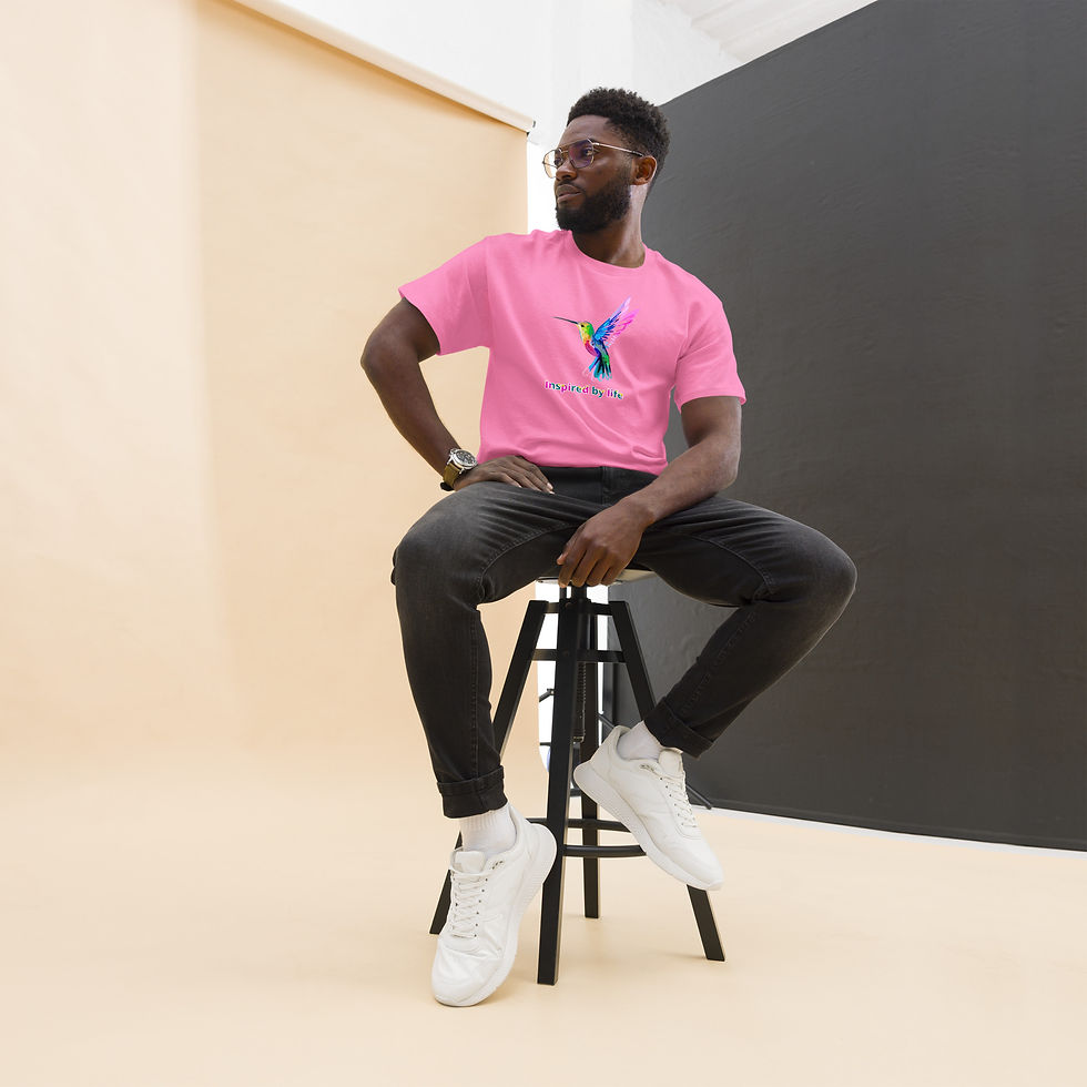 Thumbnail: Men's classic T-Shirt "Inspired by life"