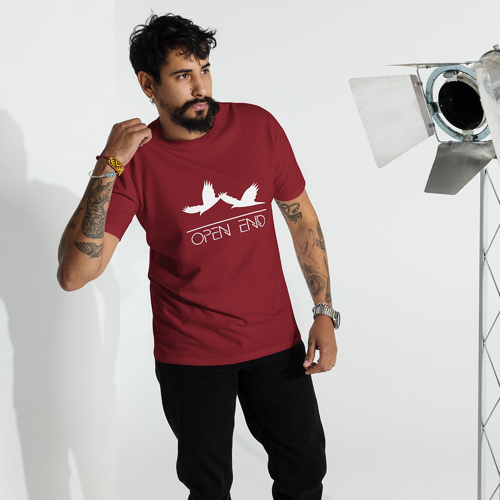 Thumbnail: Men’s premium heavyweight tee "OPEN END"